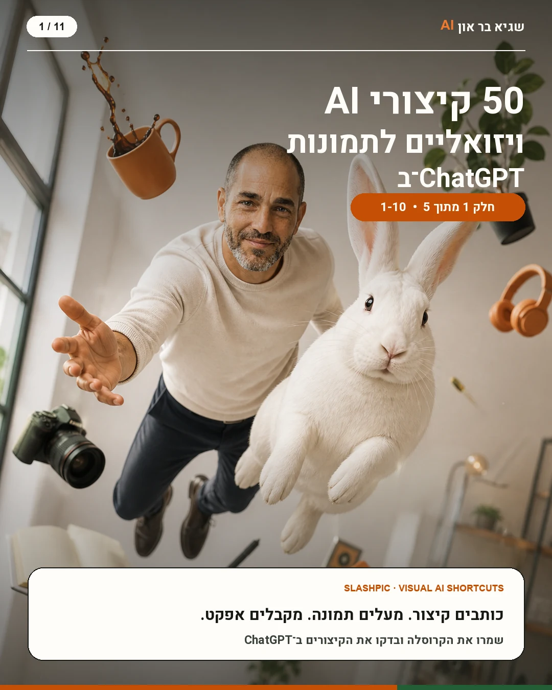 שער 50 קיצורי AI ויזואליים